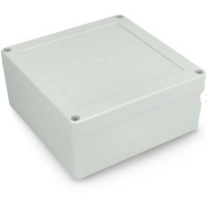 Plastic box Kradex ZP135.135.60J TM PC light gray 135x135x60mm